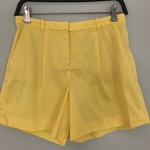 HUGO Light Yellow Women's Bermudas